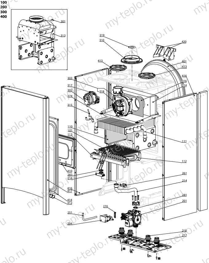 Запчасти Ariston ALTEAS X 24 FF купить в Перми