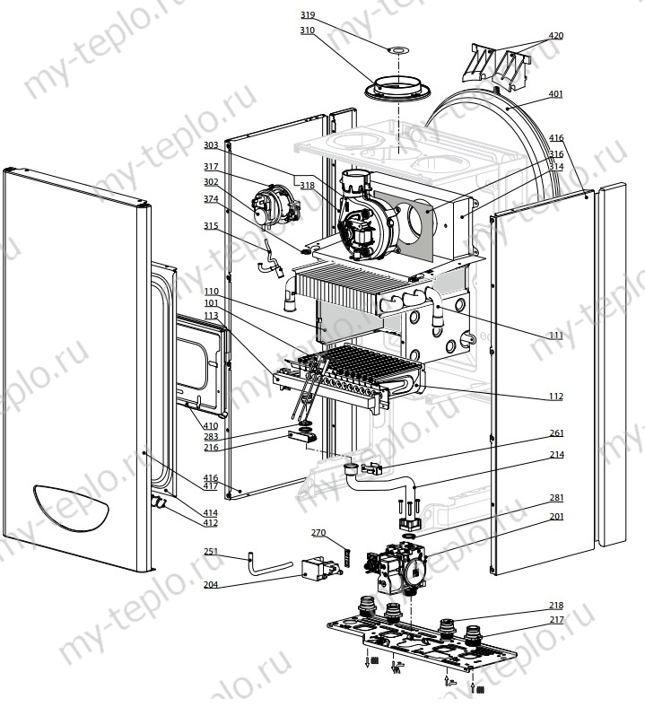 Запчасти Ariston CARES XC 24 FF купить в Перми