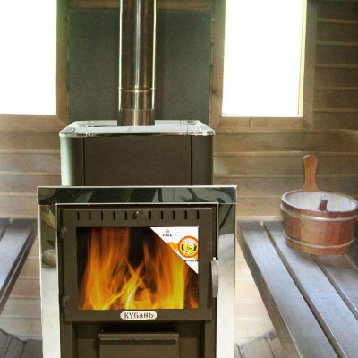 Печь банная (каменка) Кубань (со стеклом) Печь банная (каменка) Кубань (со стеклом)